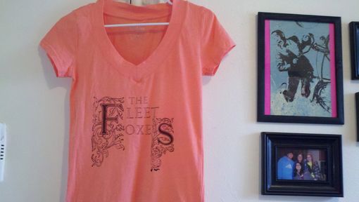 Custom Made Sale The Fleet Foxes Small Or Large Salmon Pink Shirt, Ready To Ship