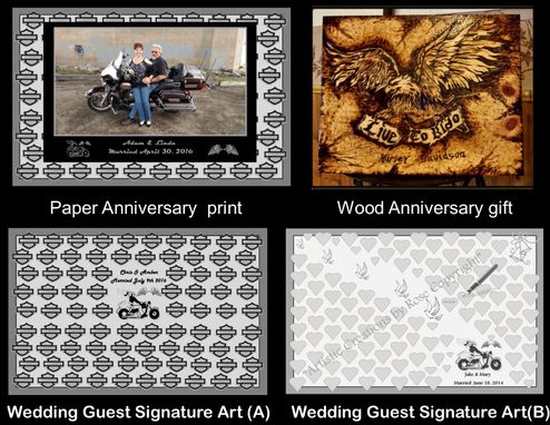 Custom Made Anniversary Gift,Harley Davidson,Harley,Biker Gift,Harley Wedding,Husband Gift,Couples Gift