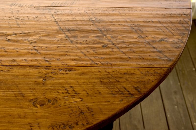 Custom Made Round Pub Table by Carolina Farm Table