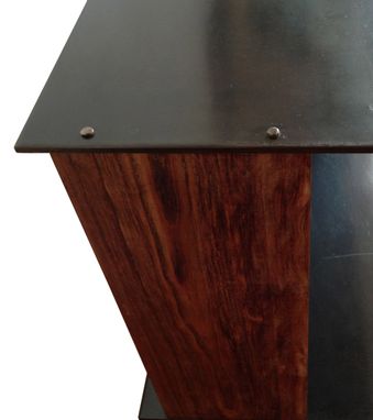 Custom Made Szk Metals 'Xy' Modern Minimalist Metal Coffee Table Console
