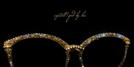 Custom Made Crystallized Bling Sunglasses Bedazzled Genuine European Crystals - Any Design!