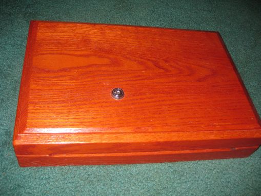 Custom Made Oak Dog Grooming Box