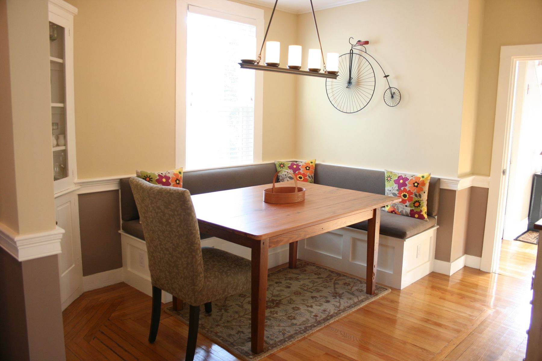 Hand crafted custom banquette seating for interior design ...
