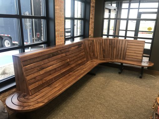 Custom Made Solid Walnut Benches