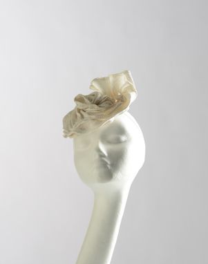 Custom Made Free-Form Straw Bridal Headpiece