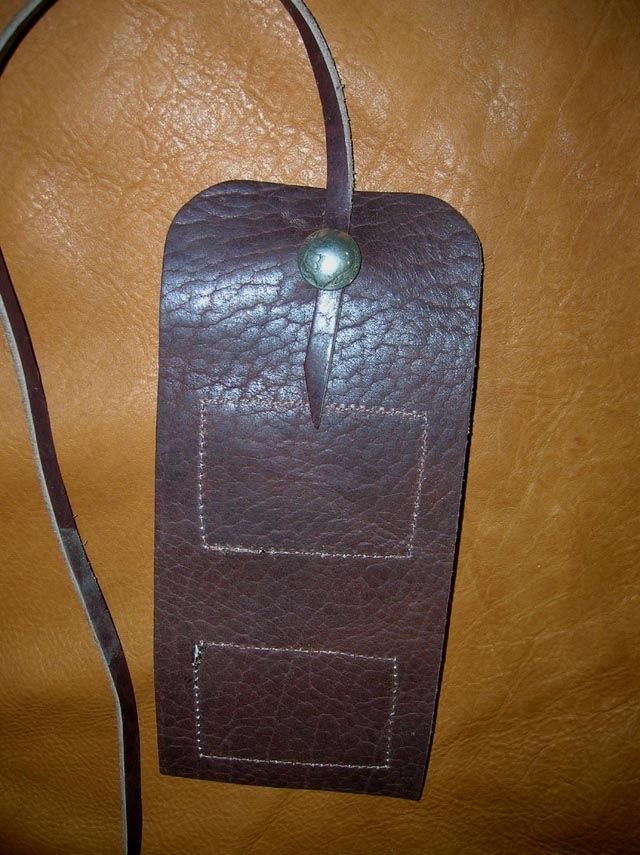 Handmade Leather Fly Pouch by Buckaroousa