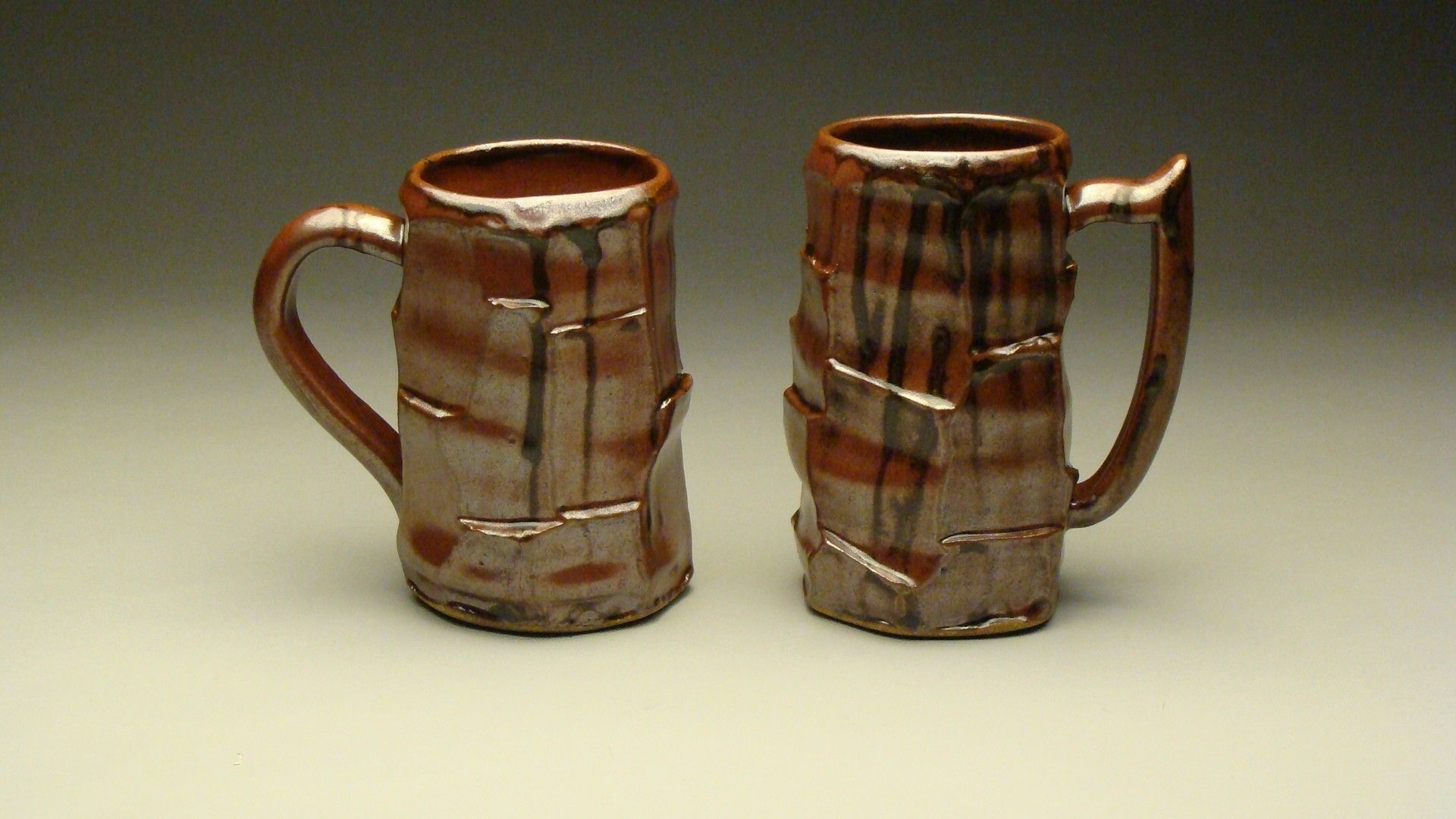 Hand Made Ceramic Beer Steins by J.J. Savage Ceramics, Sculpture