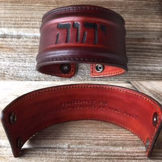 Custom Made Tooled Leather Cuffs Custom Made To Order