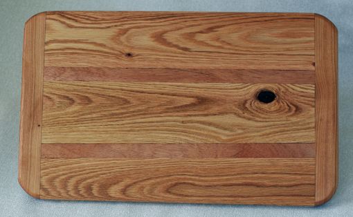 Custom Made Cutting Board, Style #3 In Forklift Pallet Salvage Red Oak And Lauan