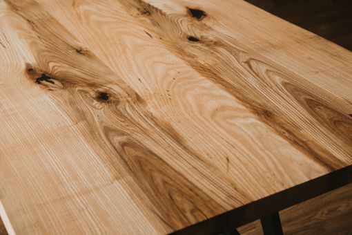 Custom Made "The North" Live Edge Dining Table - Ash