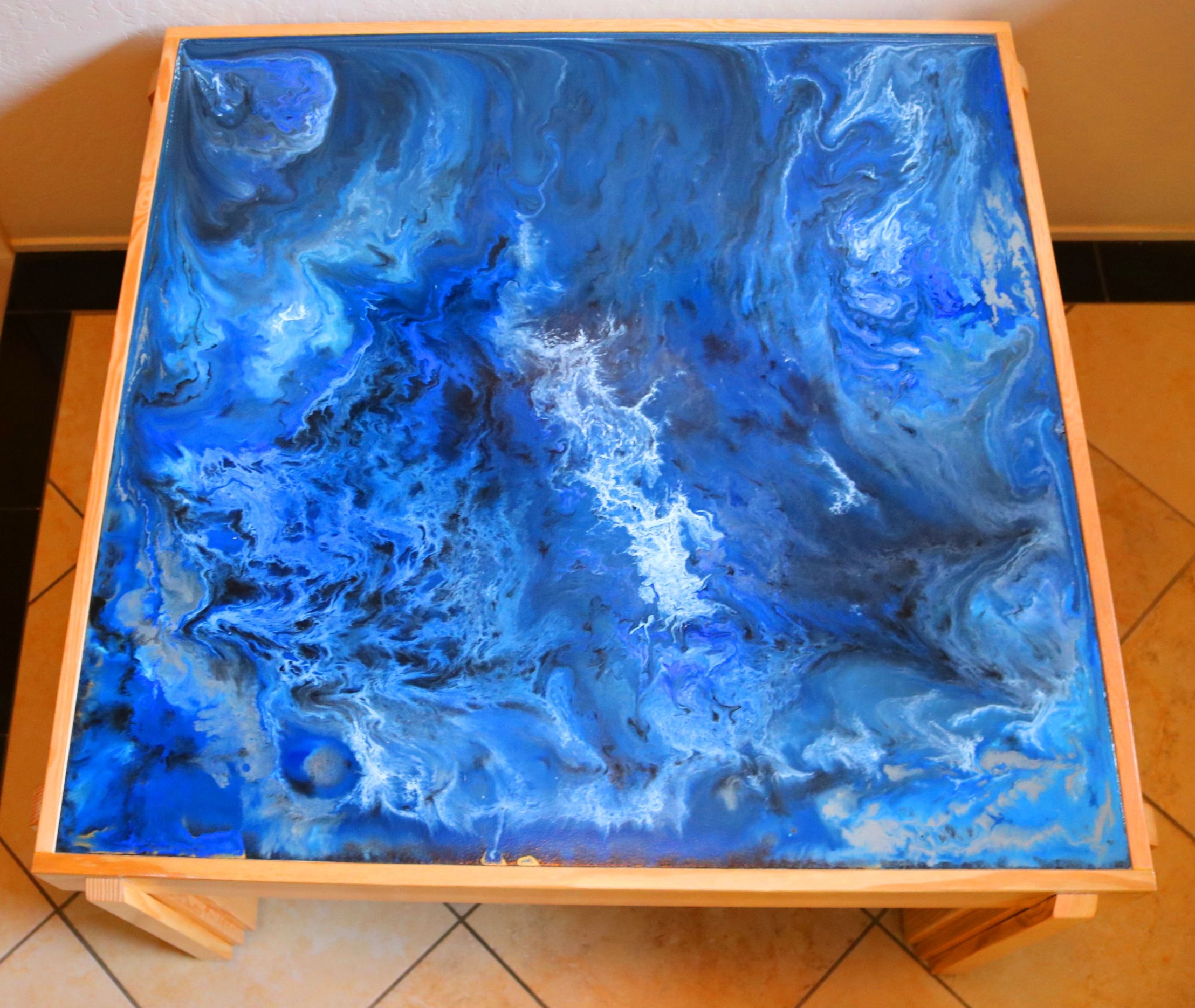 Buy Custom Made Unique OneOfAKind Handmade Square Coffee Table, made to order from Peter