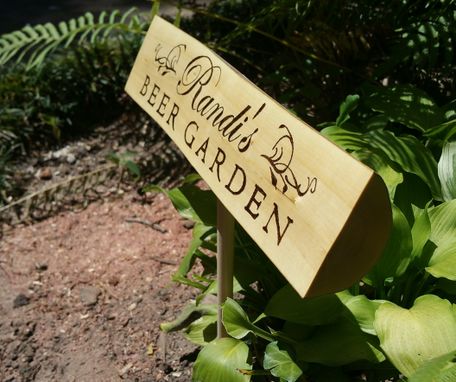 Custom Made Rusic Garden Signs
