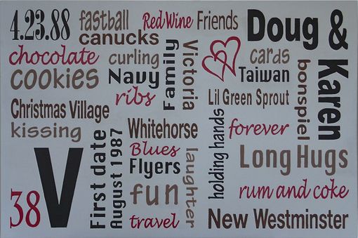 Custom Made Typography Subway Art On Paper / Canvas / Wood, Wall Art, Home Decor
