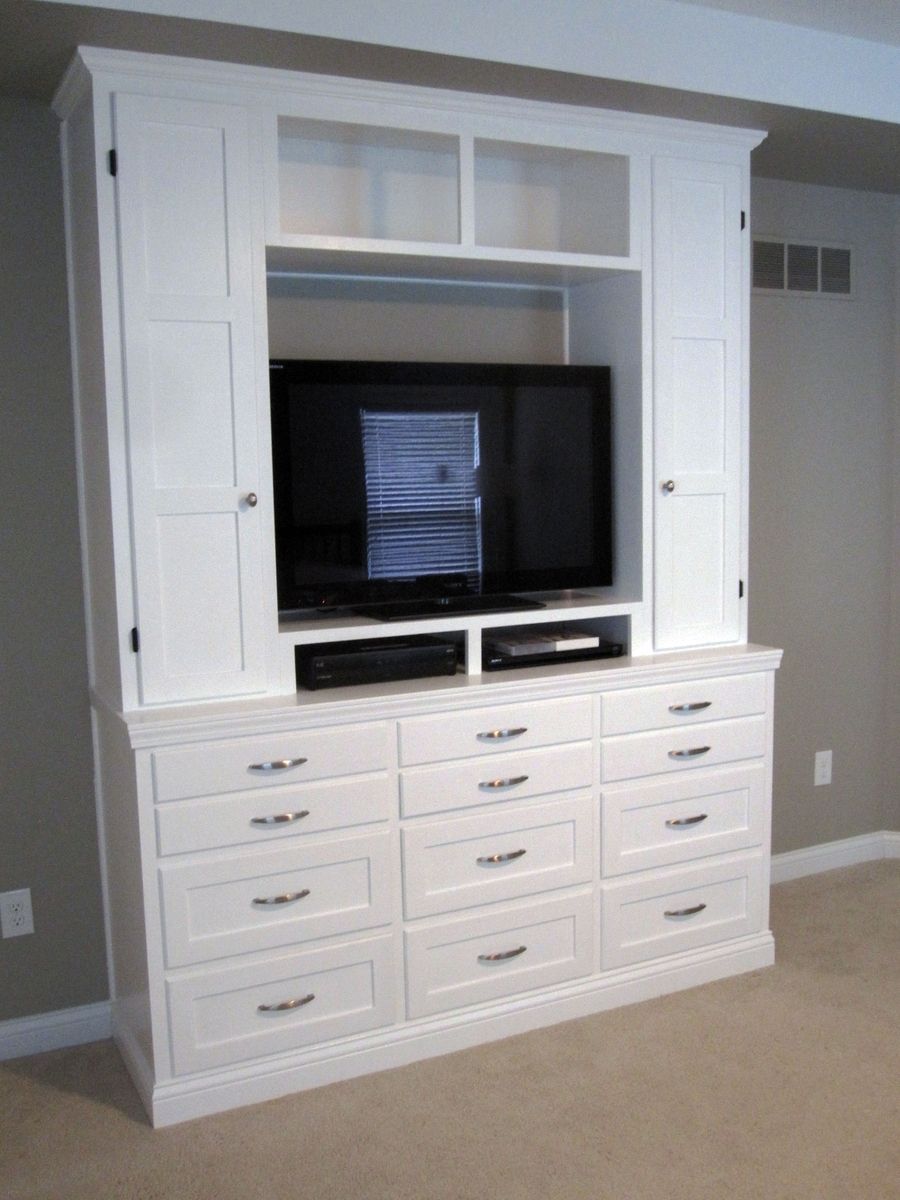 Handmade Bedroom Dresser Entertainment Center By