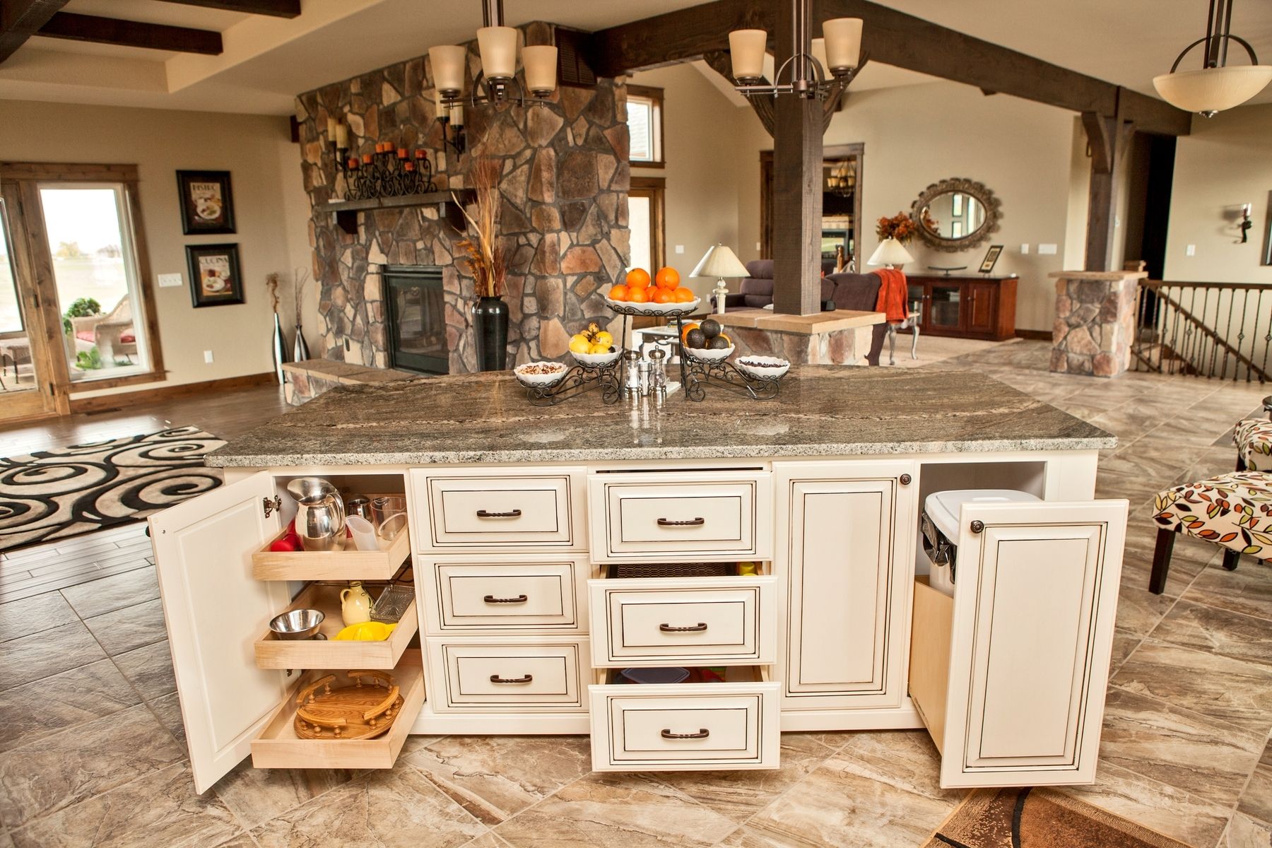 Custom Made Traditional Hickory Kitchen by Colorado Fine Woodworks