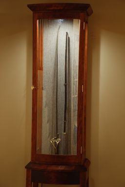 Custom Made Confederate Sword Cabinet