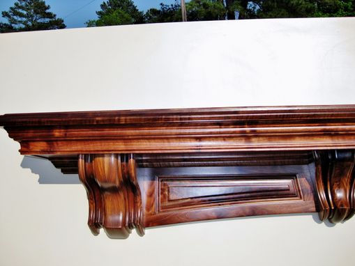 Custom Made Gunstock Walnut Mantle