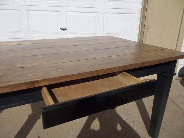 wooden kitchen table 60 x 36