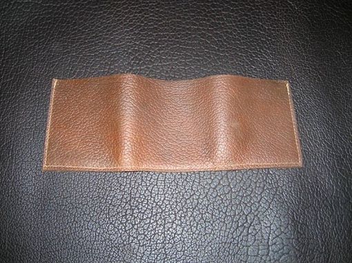 Custom Made Buffalo Leather Trifold Wallet
