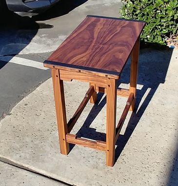 Custom Made Richard's Small Walnut And Wenge Greene & Greene Style Table