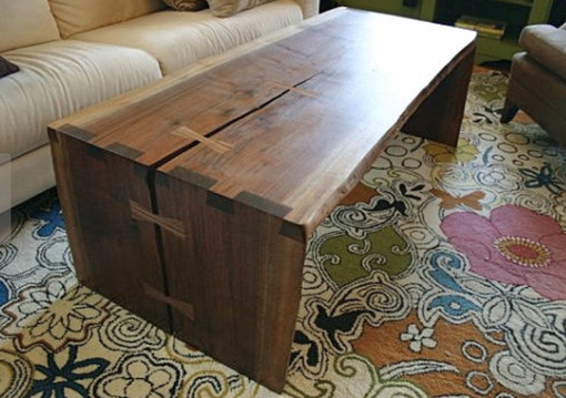 Custom Made Live Edge Coffee Table