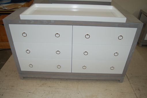 Custom Made Willow Glen Changing Table / Double Dresser