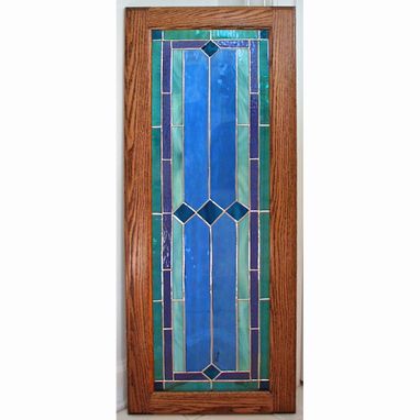 Custom Made Hartford - Stained Glass Cabinet Insert