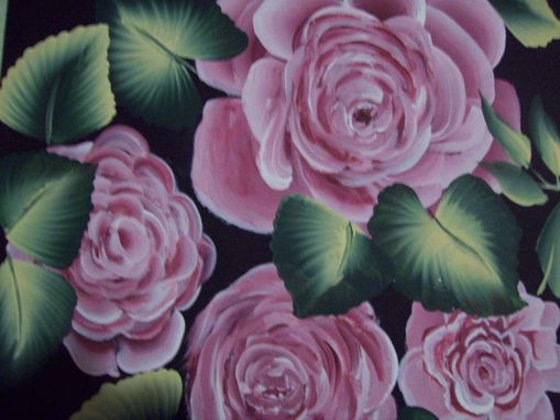 Custom Made Original Painting On Masonite Titled: Bunch Of Roses