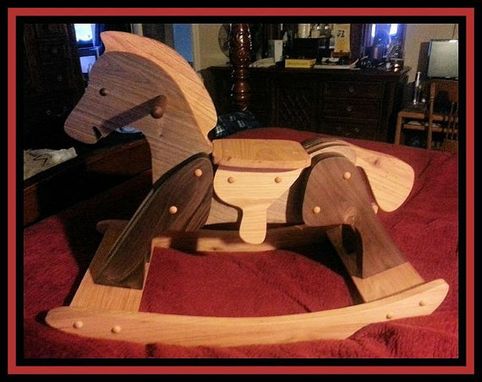 Custom Made Handcrafted Heirloom Quality Rocking Horse
