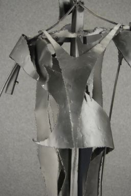 Custom Made Walking Man Metal Human Figure Sculpture