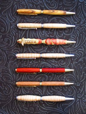 Custom Made Custom Turned Wood Pens.