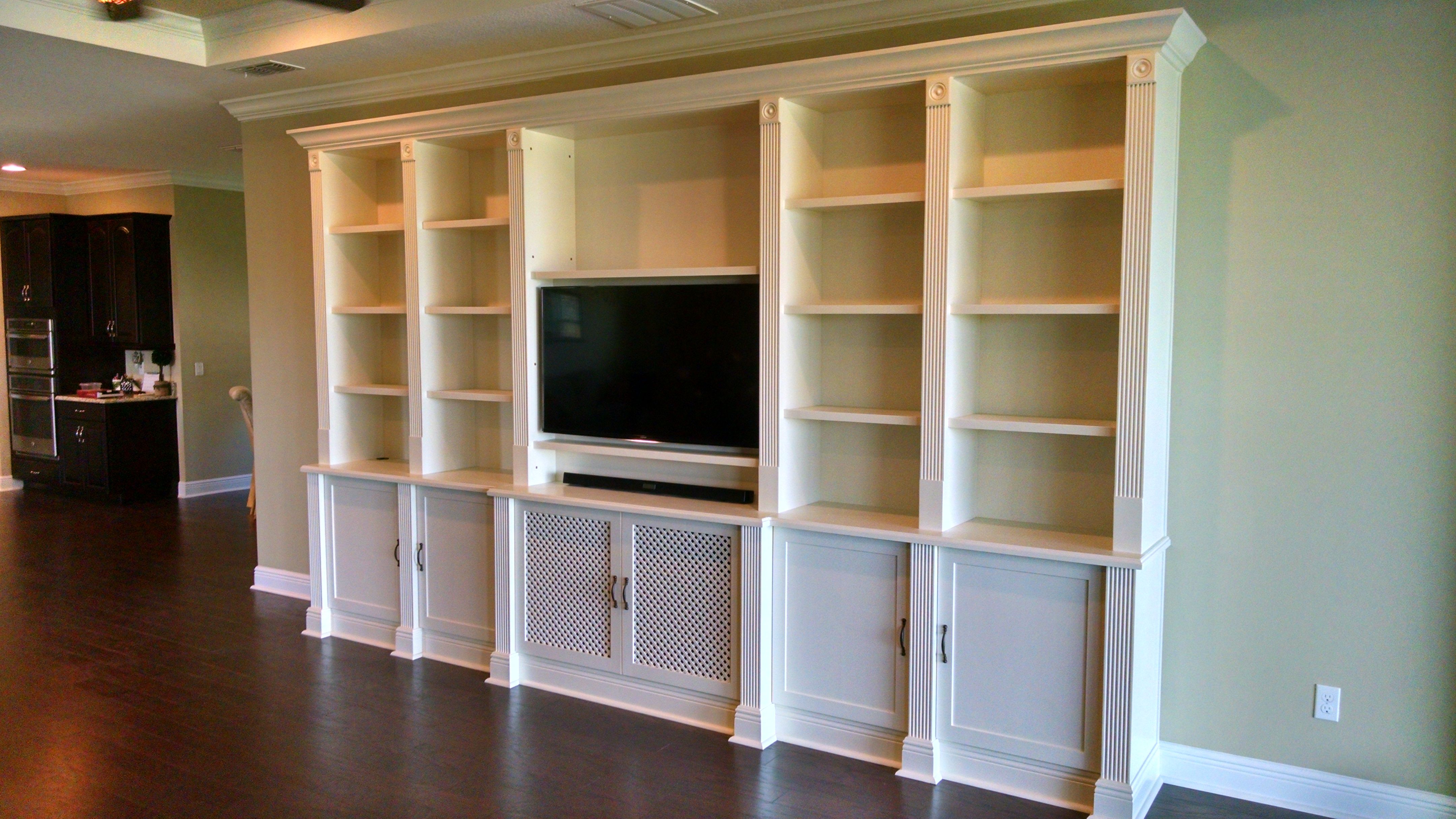 Handmade Custom Entertainment Center by Custom Craft Woodworks & Remodeling
