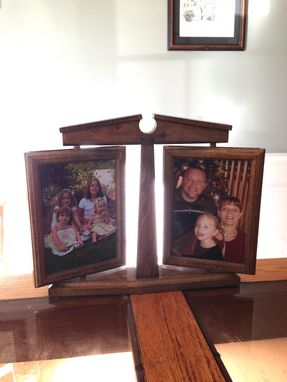 Custom Made Revolving Picture Frames With Stand