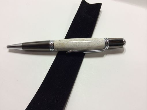 Custom Made Deer Antler And Gun Metal Classica Twist Pen