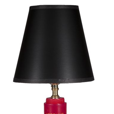 Custom Made Vintage Red Ketchup Container Upcycled Lamp