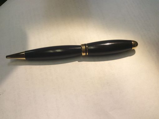 Custom Made Titanium Gold With Ebony European Style Pen