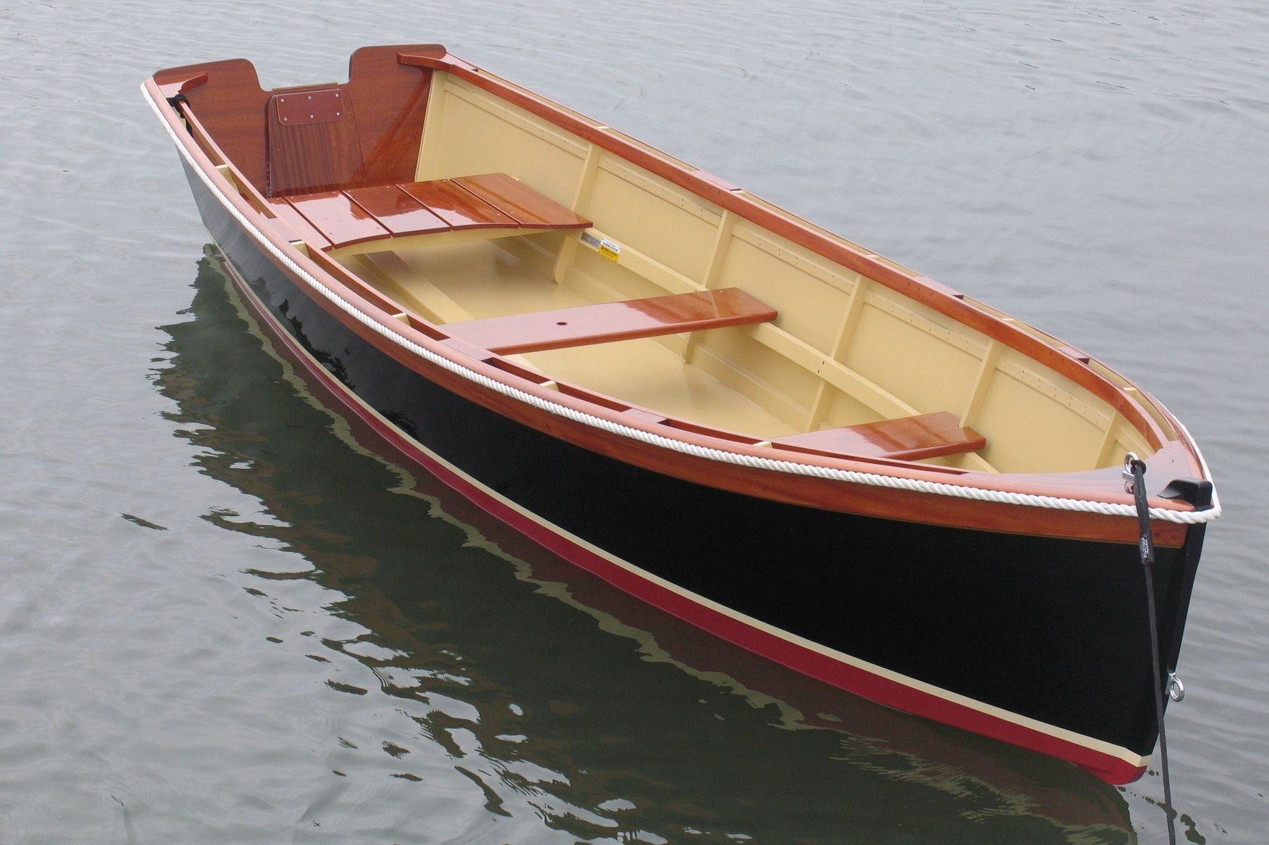 plywood fishing pram, wooden boat chesapeake light craft