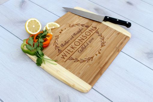 Custom Made Personalized Cutting Board, Engraved Cutting Board, Custom Wedding Gift – Cb-Bam- Wilkonsons