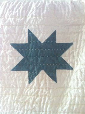Custom Made Handcrafted Hand Quilted Tiny Star Quilt