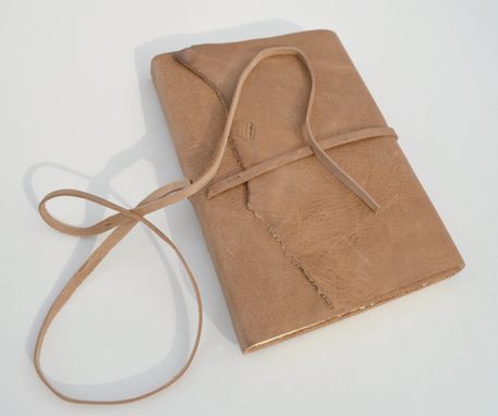 Custom Made Custom Handmade-To-Order Elegant Brown Leather Journal Diary Art Notebook Planner