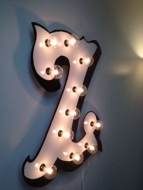 Custom Made Marquee Carnival Lighted Letter 3d Paint 18 Inch Tall