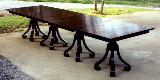 Custom Made Dining Tables In Mahogany