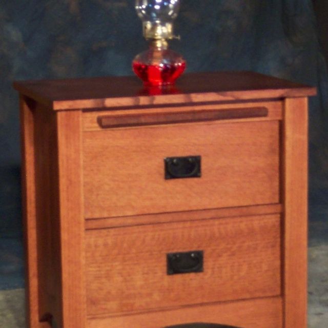 Custom Made 2 Drawer Quartersawn Oak Mission Style Night Stand By Cc Custom Made 2 Drawer Quartersawn Oak Mission Style Night Stand By Cc Fine Furniture Custommade