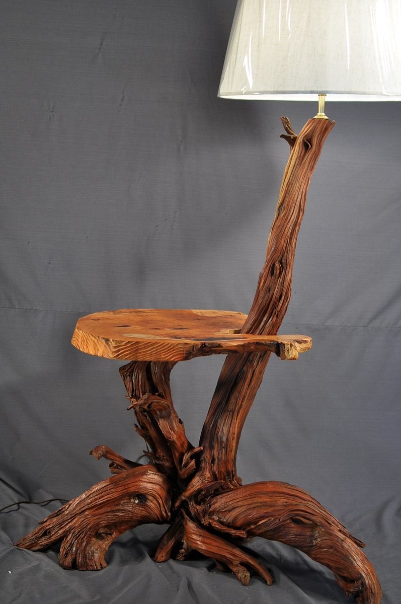 Handmade Driftwood Floor Lamp by Driftwood Decor | CustomMade.com