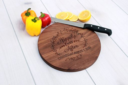 Custom Made Personalized Cutting Board, Engraved Cutting Board, Custom Wedding Gift – Cbr-Wal-Happilyeverafter