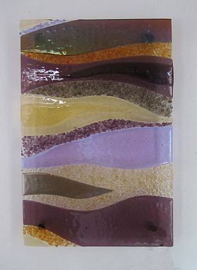 Custom Made Glass Wave Wall Panels