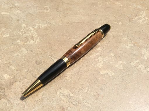 Custom Made Black And Gold Classica With Spalted Maple Burl