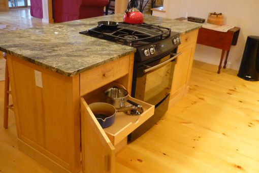 Custom Made Curly Maple Kitchen