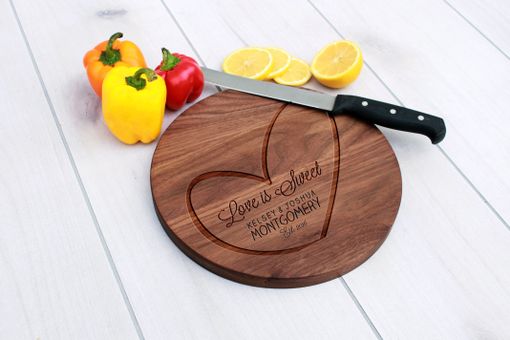 Custom Made Personalized Cutting Board, Engraved Cutting Board, Wedding Gift – Cbr-Wal-Loveissweetmontgomery