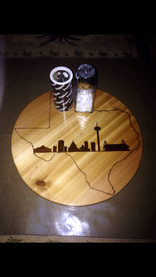 Hand Crafted Lazy Susan by SantaCruz Designs | CustomMade.com